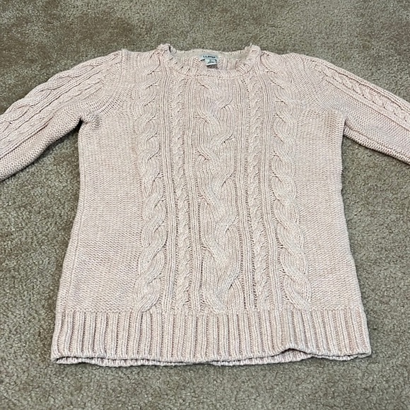L.L. Bean Sweaters - LL Bean Cable Knit Crew Neck Sweater